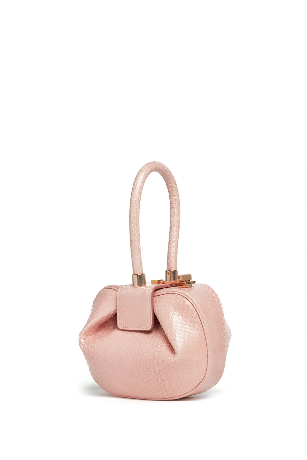 Gabriela Hearst Demi Bag in Pink Snakeskin gabriela hearst bag