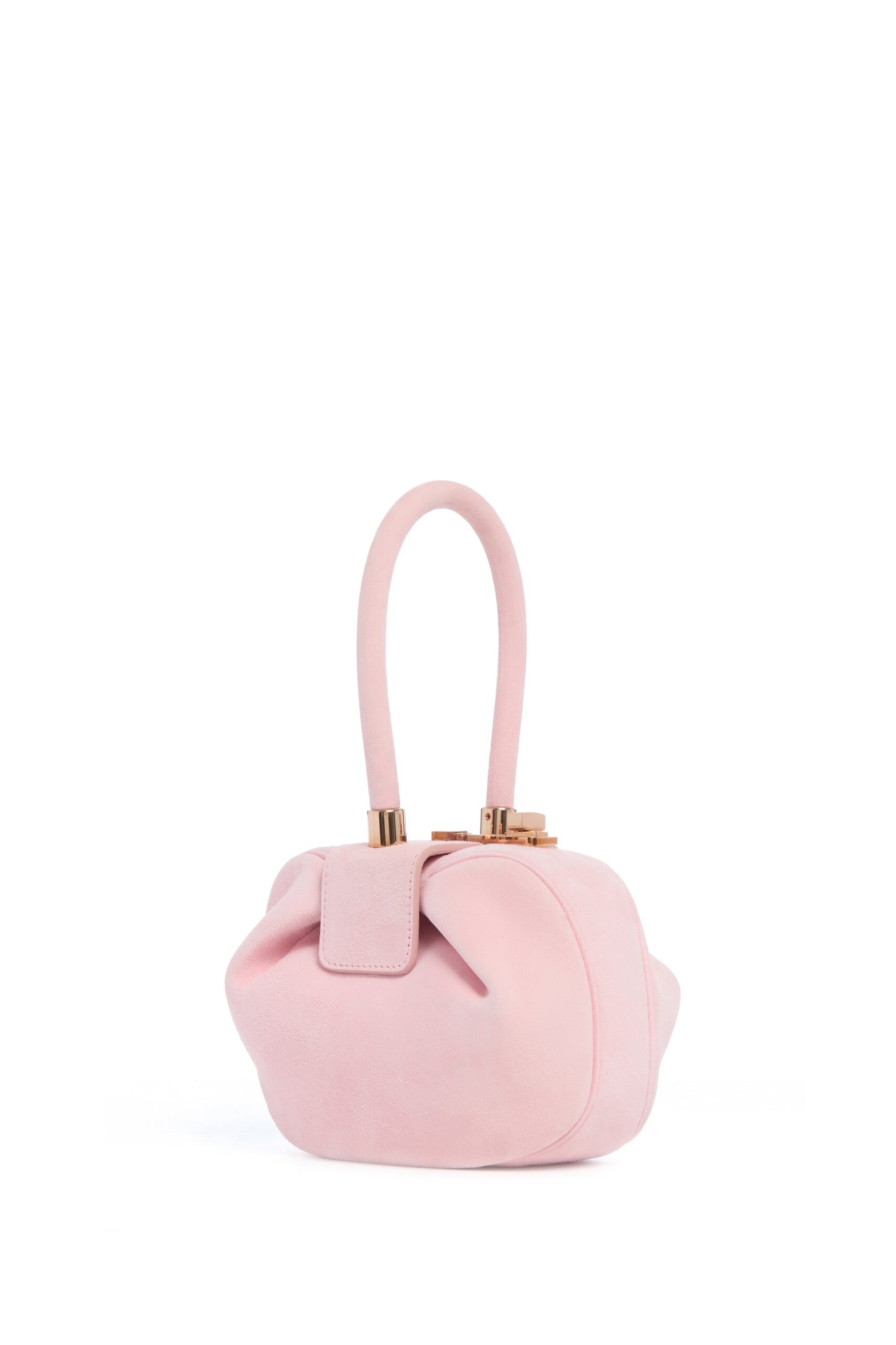 Gabriela Hearst Demi Bag in Powder Pink Suede gabriela hearst bag