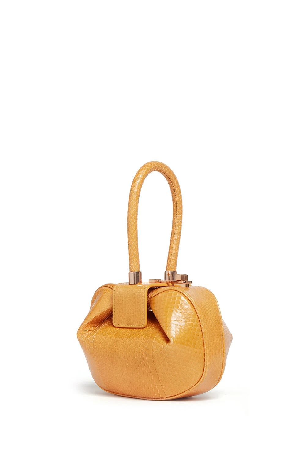 Gabriela Hearst Demi Bag in Saffron Snakeskin gabriela hearst bag