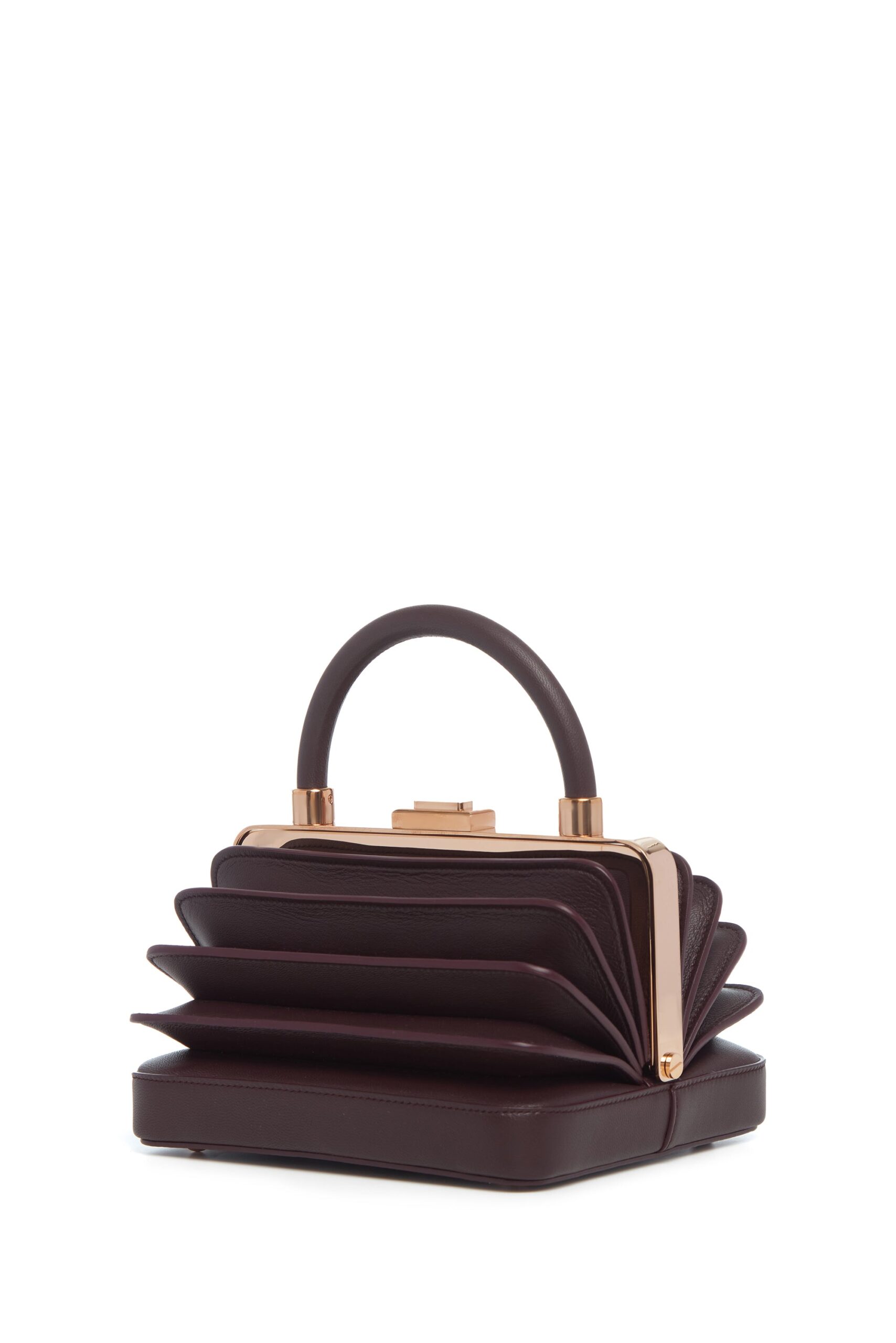 Gabriela Hearst Diana Bag in Bordeaux Nappa Leather gabriela hearst bag