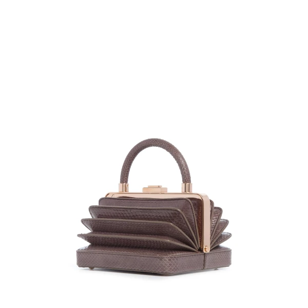 Diana Bag in Charcoal Snakeskin