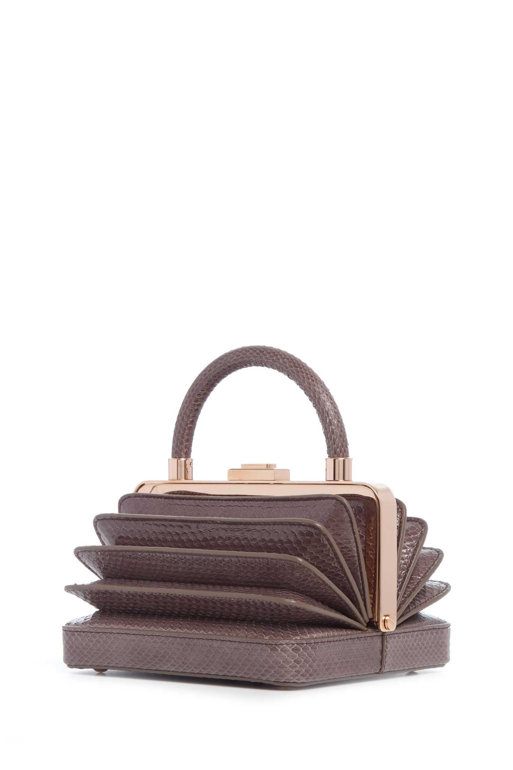Gabriela Hearst Diana Bag in Charcoal Snakeskin gabriela hearst bag