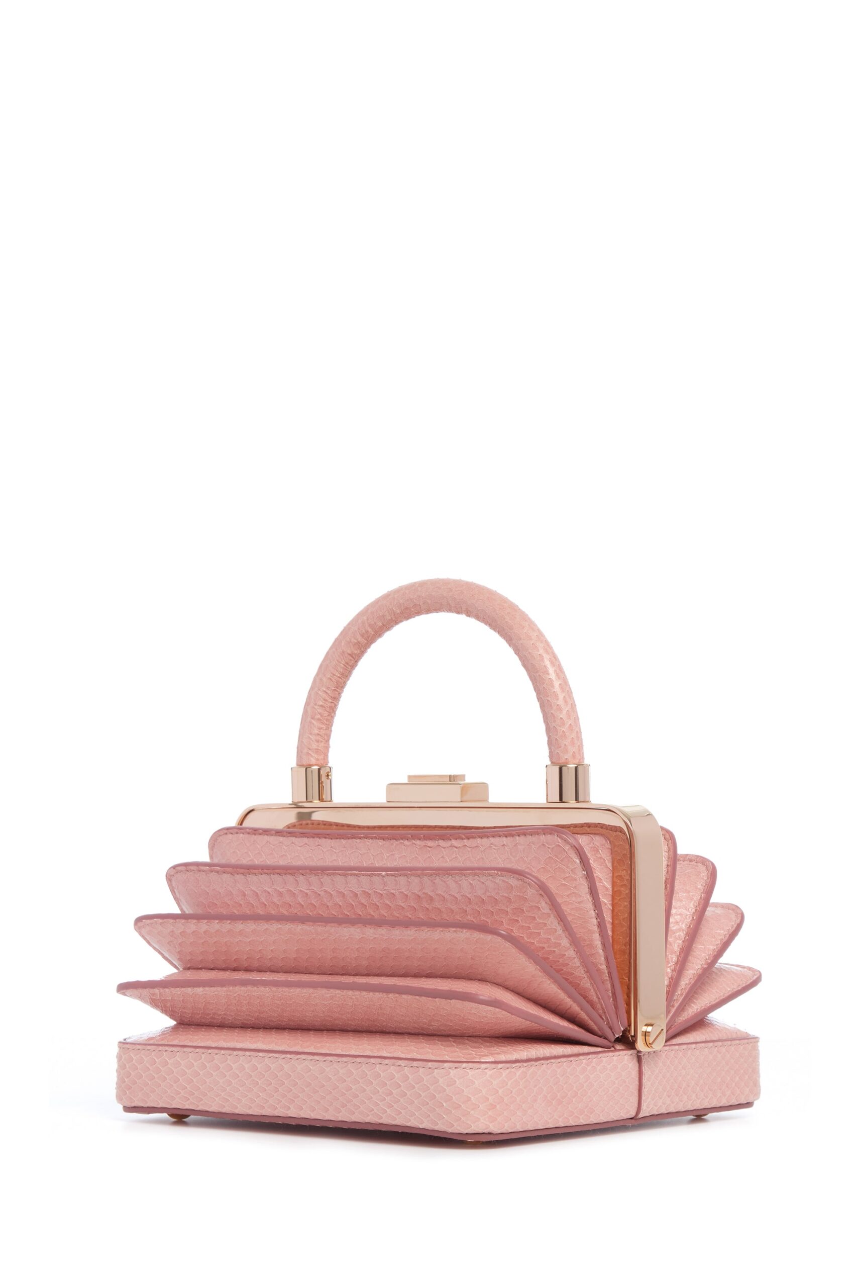 Gabriela Hearst Diana Bag in Pink Snakeskin gabriela hearst bag