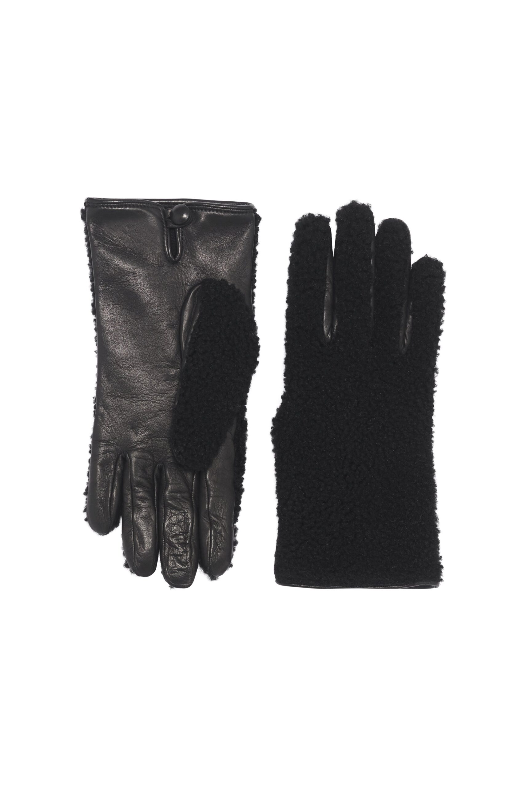 Gabriela Hearst Eglantina Gloves in Black Shearling gabriela hearst glove
