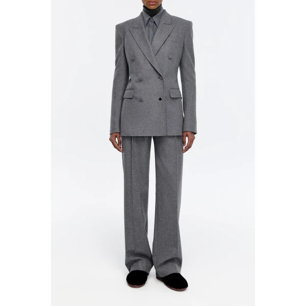 gabriela hearst blazer grey