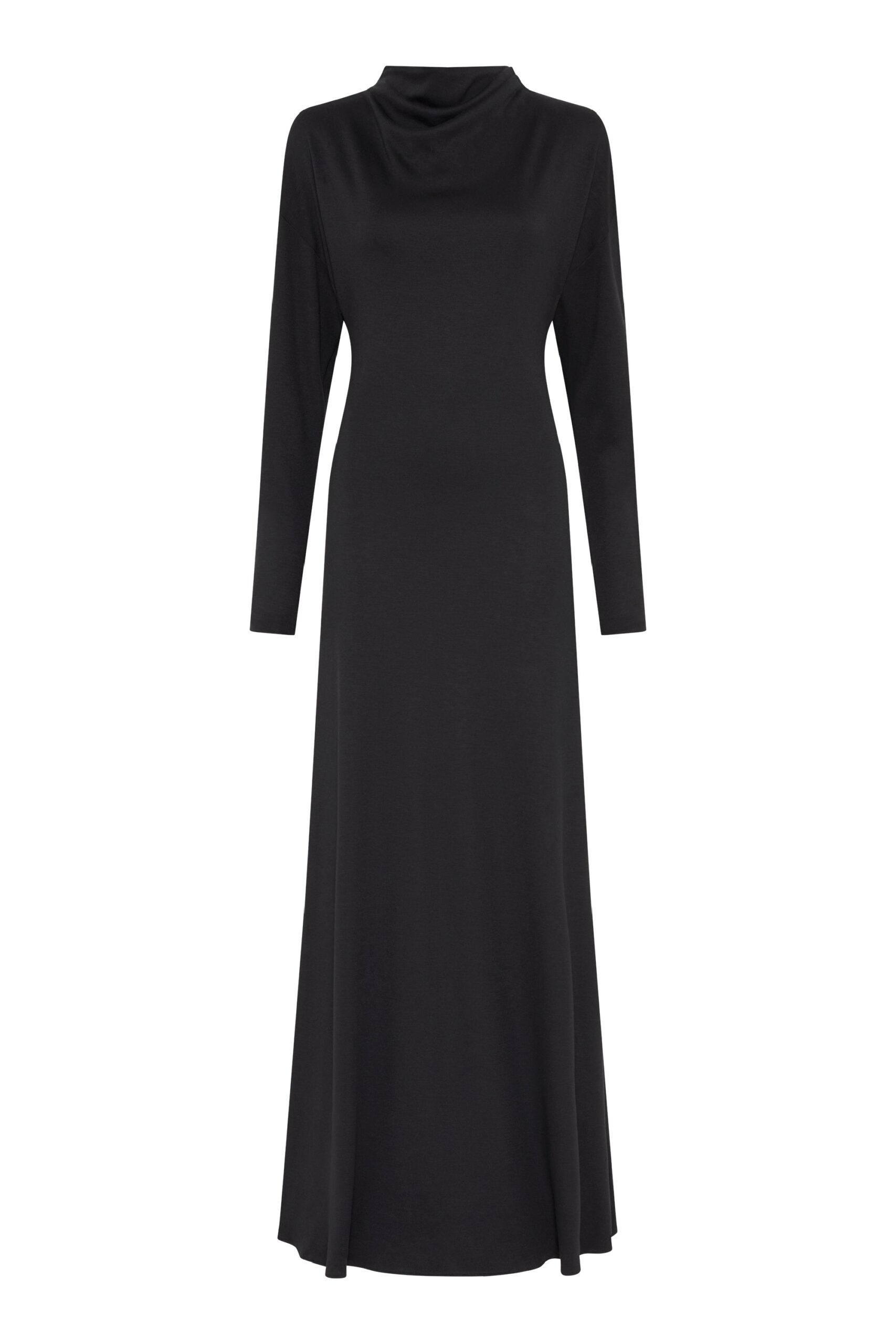 Gabriela Hearst Hemera Dress in Black Cashmere Jersey gabriela hearst dress