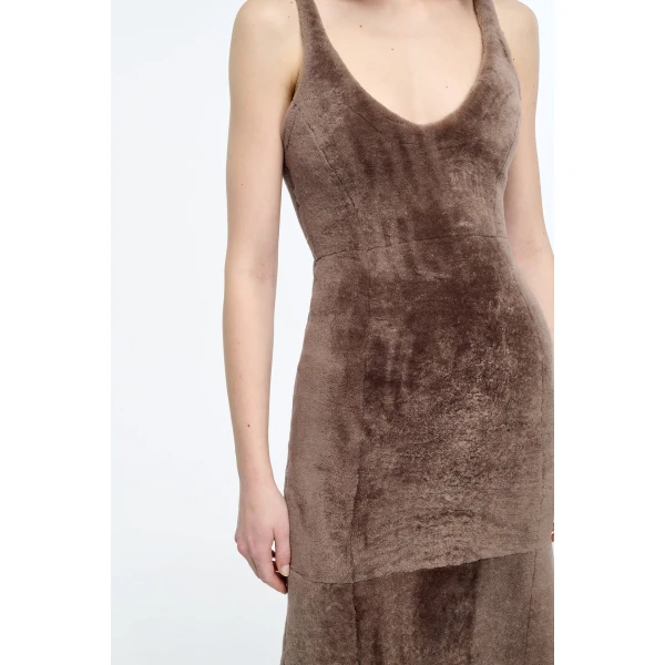 gabriela hearst dress beige