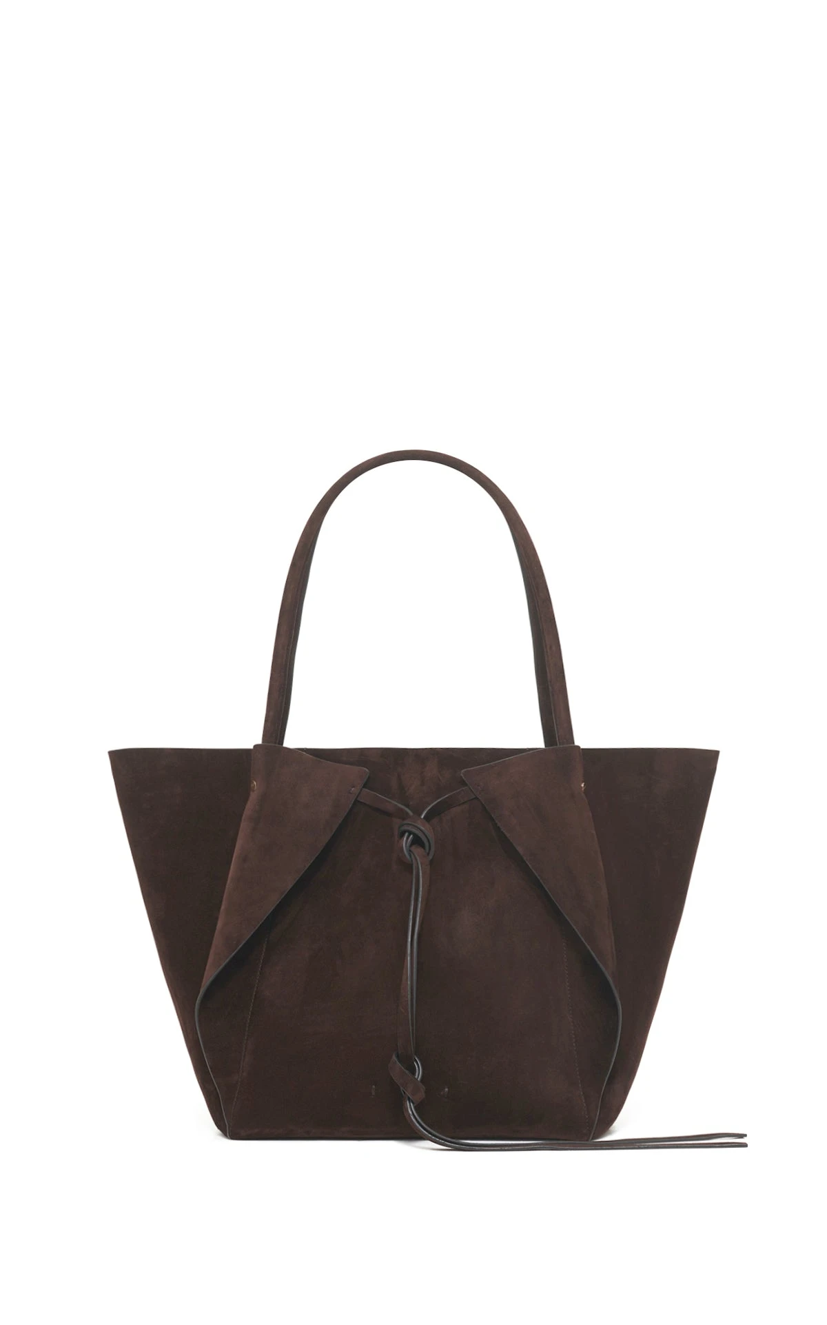 Gabriela Hearst Marija Tote Bag in Chocolate Suede gabriela hearst bag
