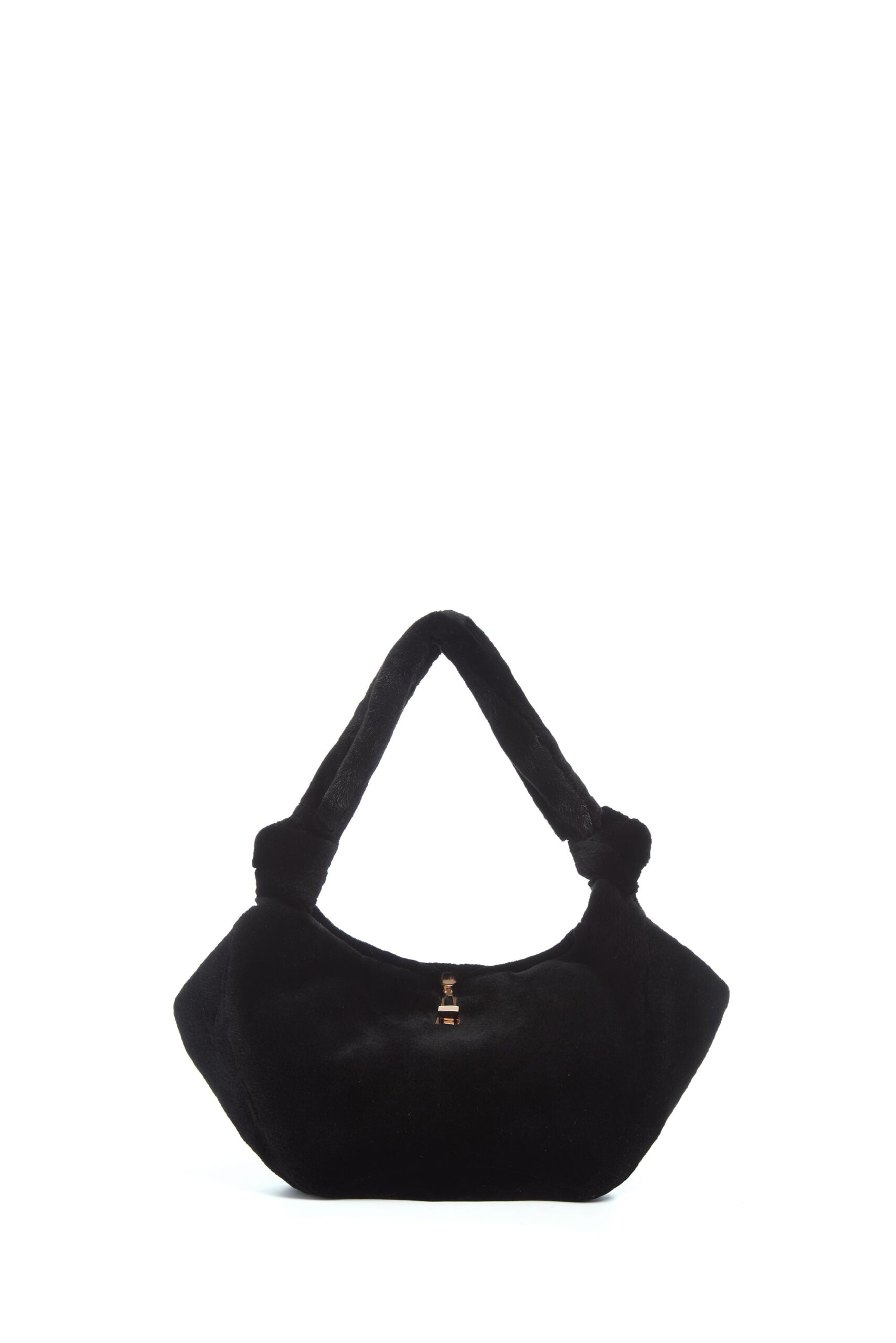Gabriela Hearst Mini Antonia Bag in Black Mink Fur gabriela hearst bag