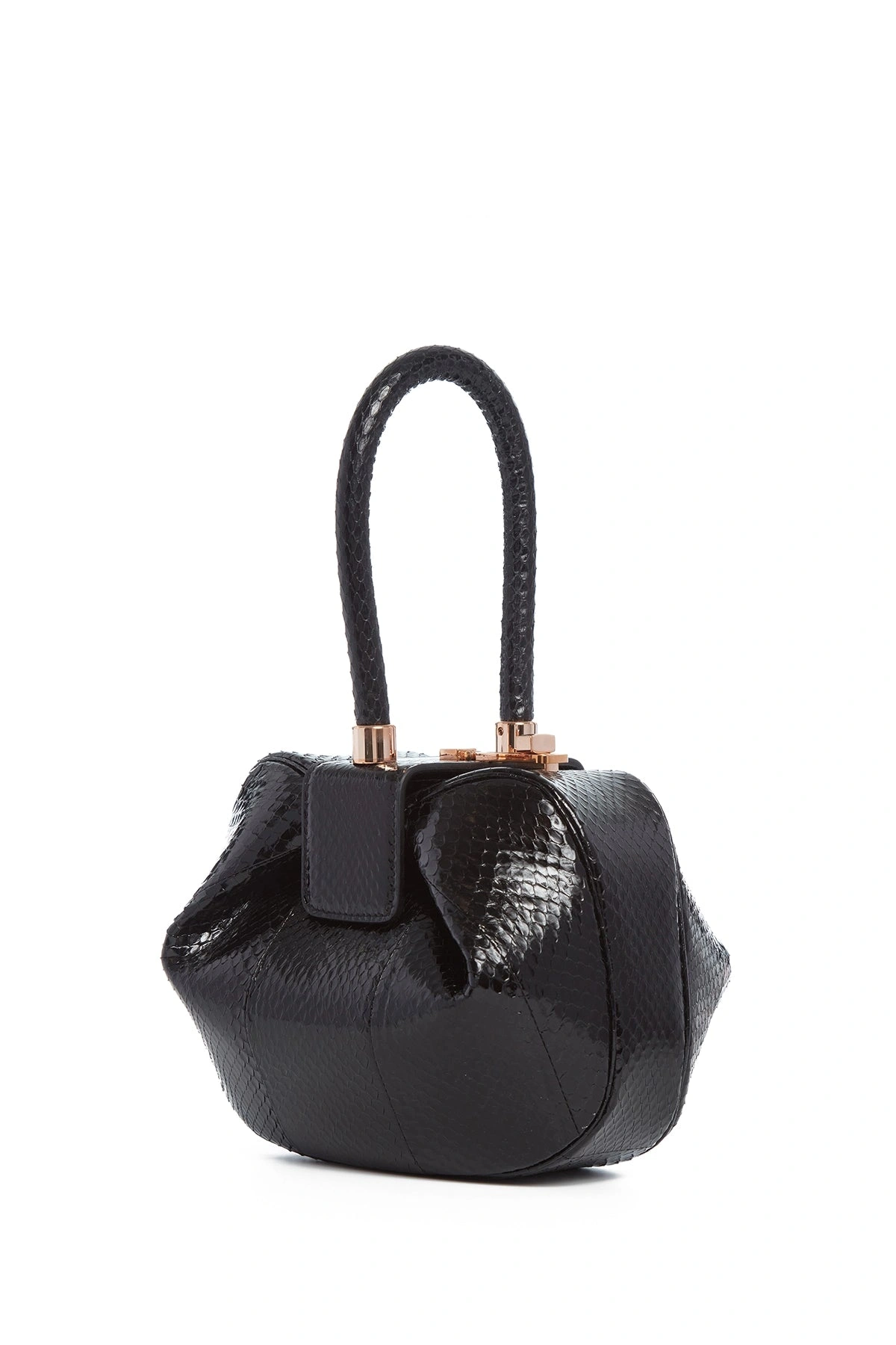 Gabriela Hearst Nina Bag in Black Snakeskin gabriela hearst bag