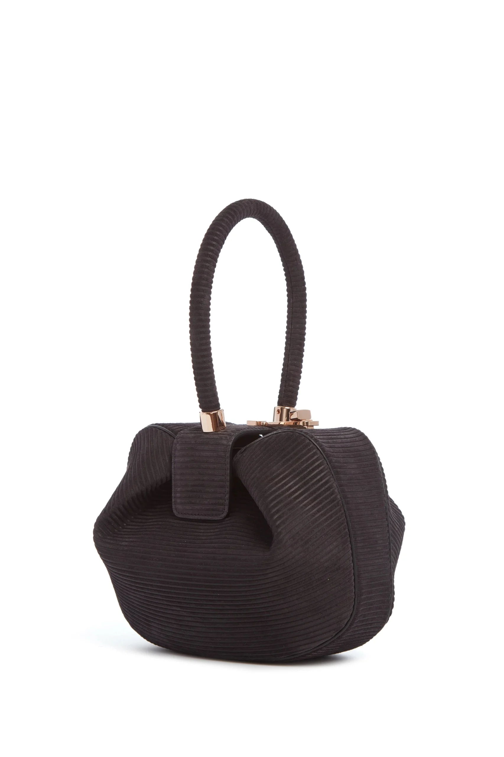 Gabriela Hearst Nina Bag in Chocolate Corded Suede gabriela hearst bag