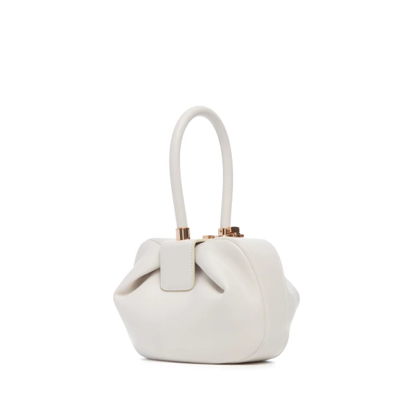 Nina Bag in Ivory Nappa Leather