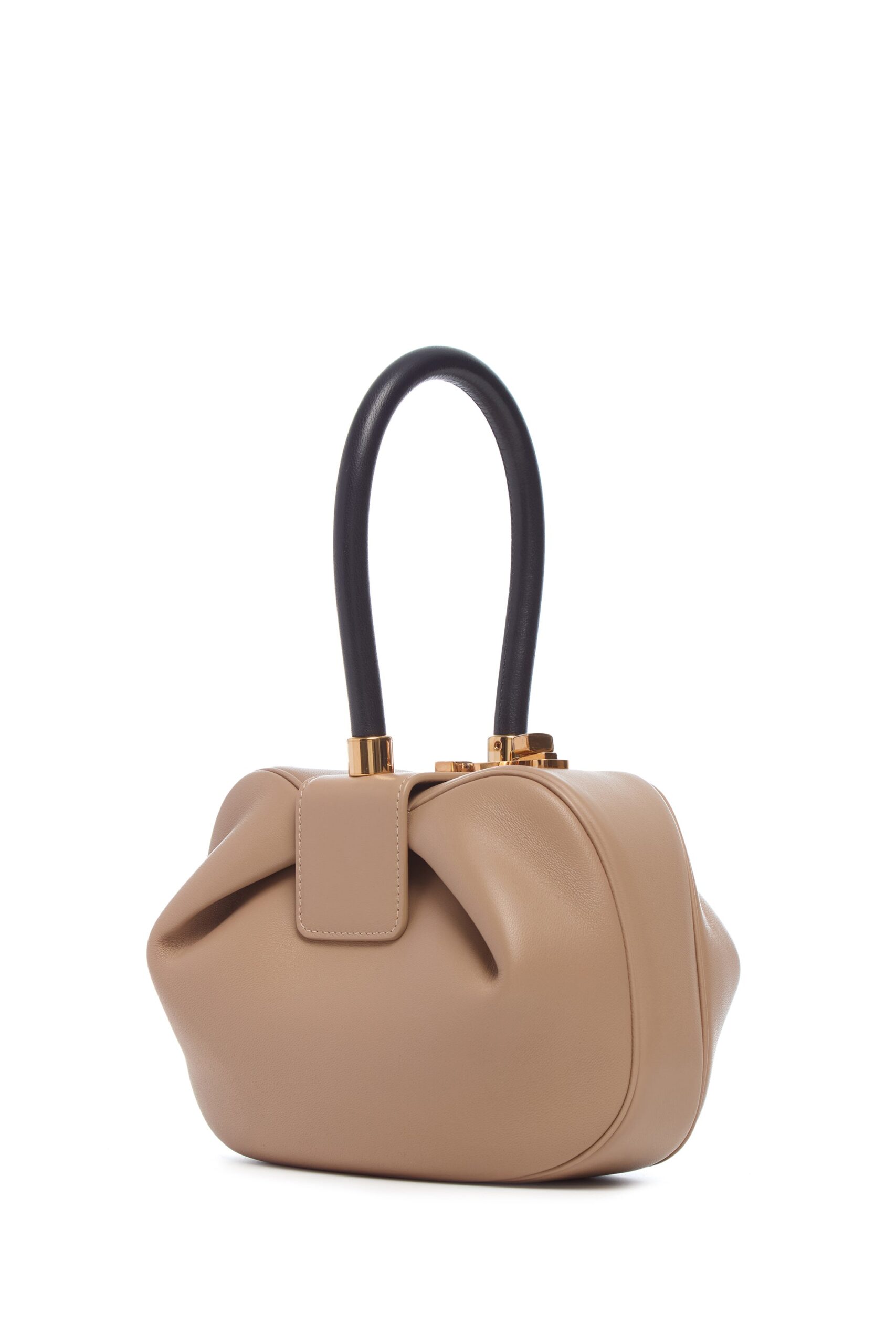 Gabriela Hearst Nina Bag in Nude & Navy Nappa Leather gabriela hearst bag
