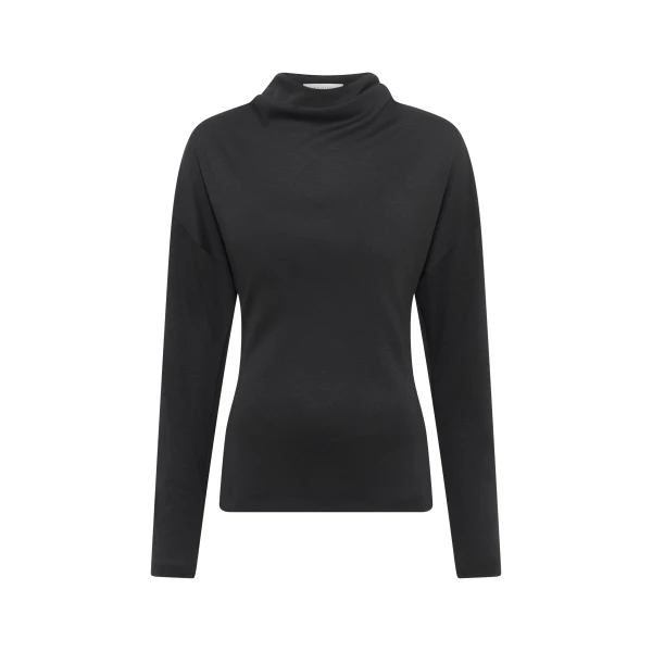 Paget Top in Black Cashmere Jersey