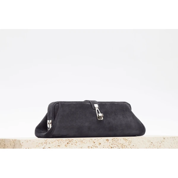 gabriela hearst clutch grey