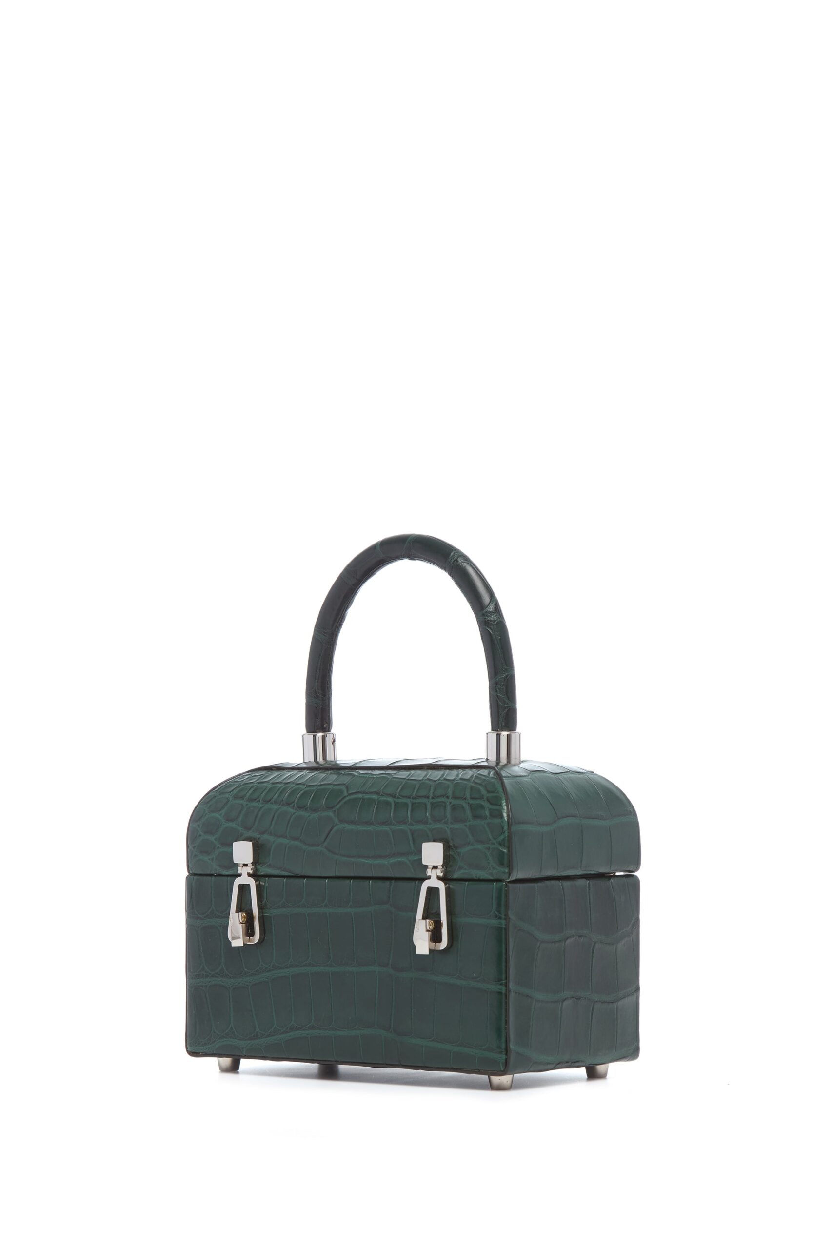 Gabriela Hearst Patsy Bag in Green Crocodile Leather gabriela hearst bag