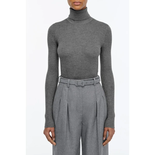 gabriela hearst turtleneck grey