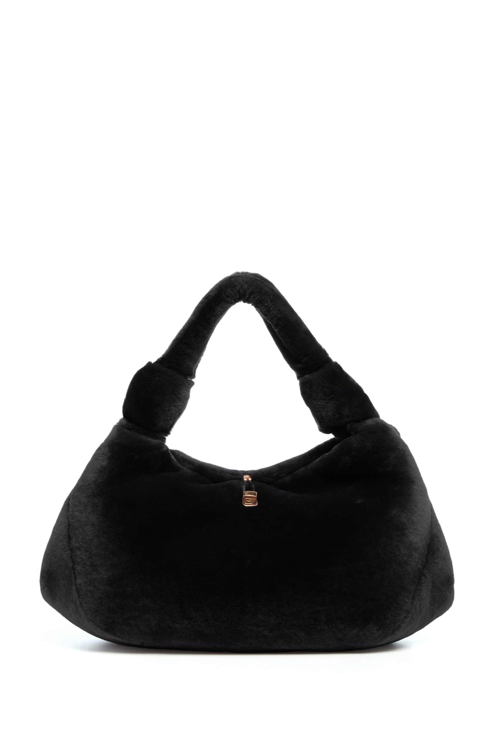 Gabriela Hearst Small Antonia Bag in Black Shearling gabriela hearst bag