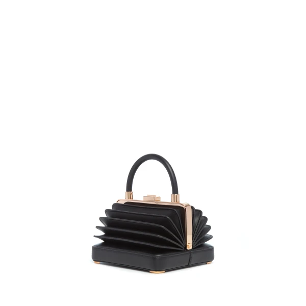 Small Diana Bag in Black Nappa Leather