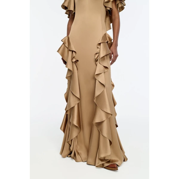 gabriela hearst dress beige