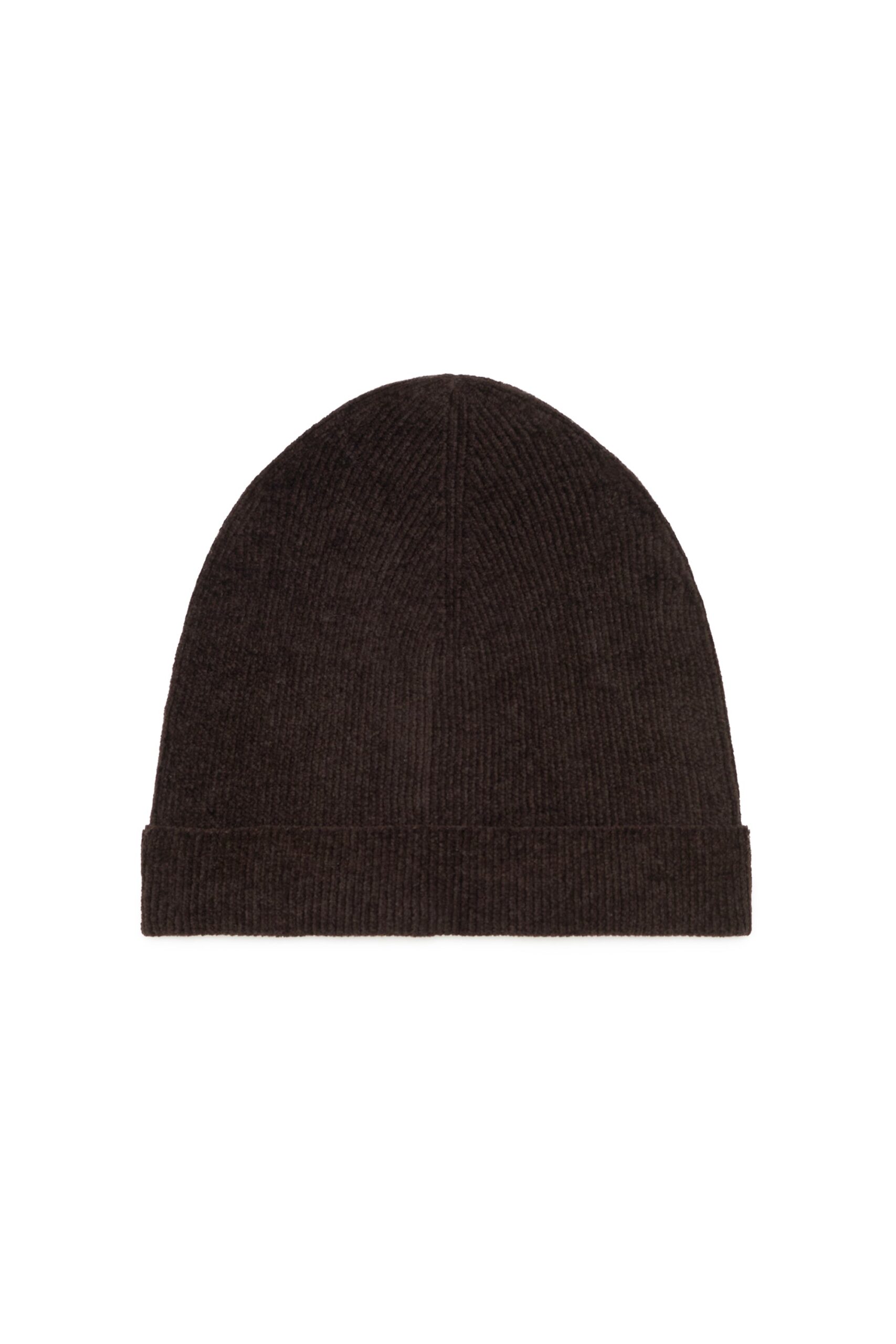 Gabriela Hearst Spire Knit Beanie in Chocolate Silk gabriela hearst knit