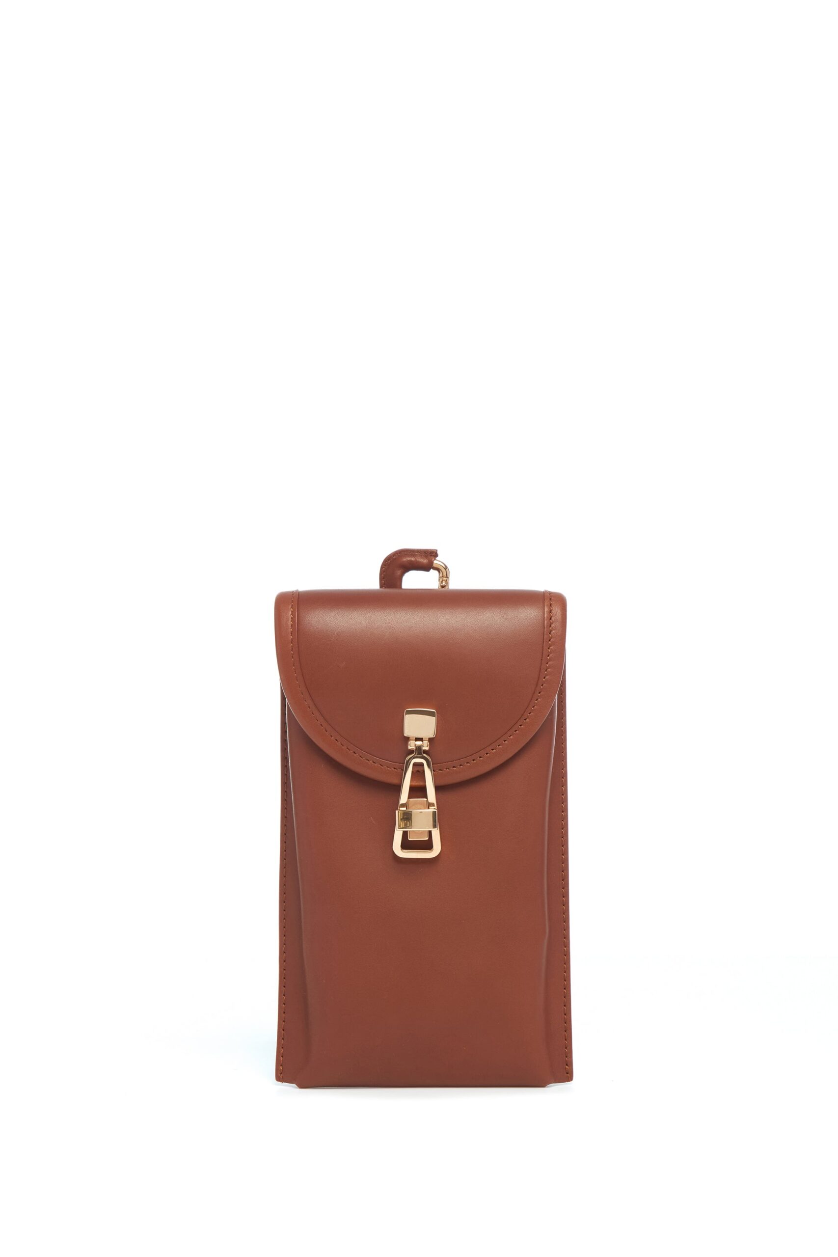 Gabriela Hearst Sunglasses Pouch in Cognac Leather gabriela hearst pouch