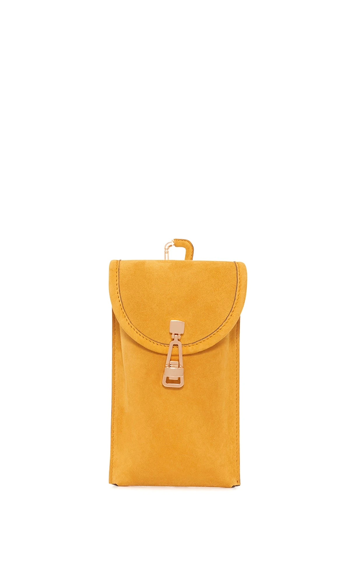 Gabriela Hearst Sunglasses Pouch in Golden Birch Suede gabriela hearst pouch