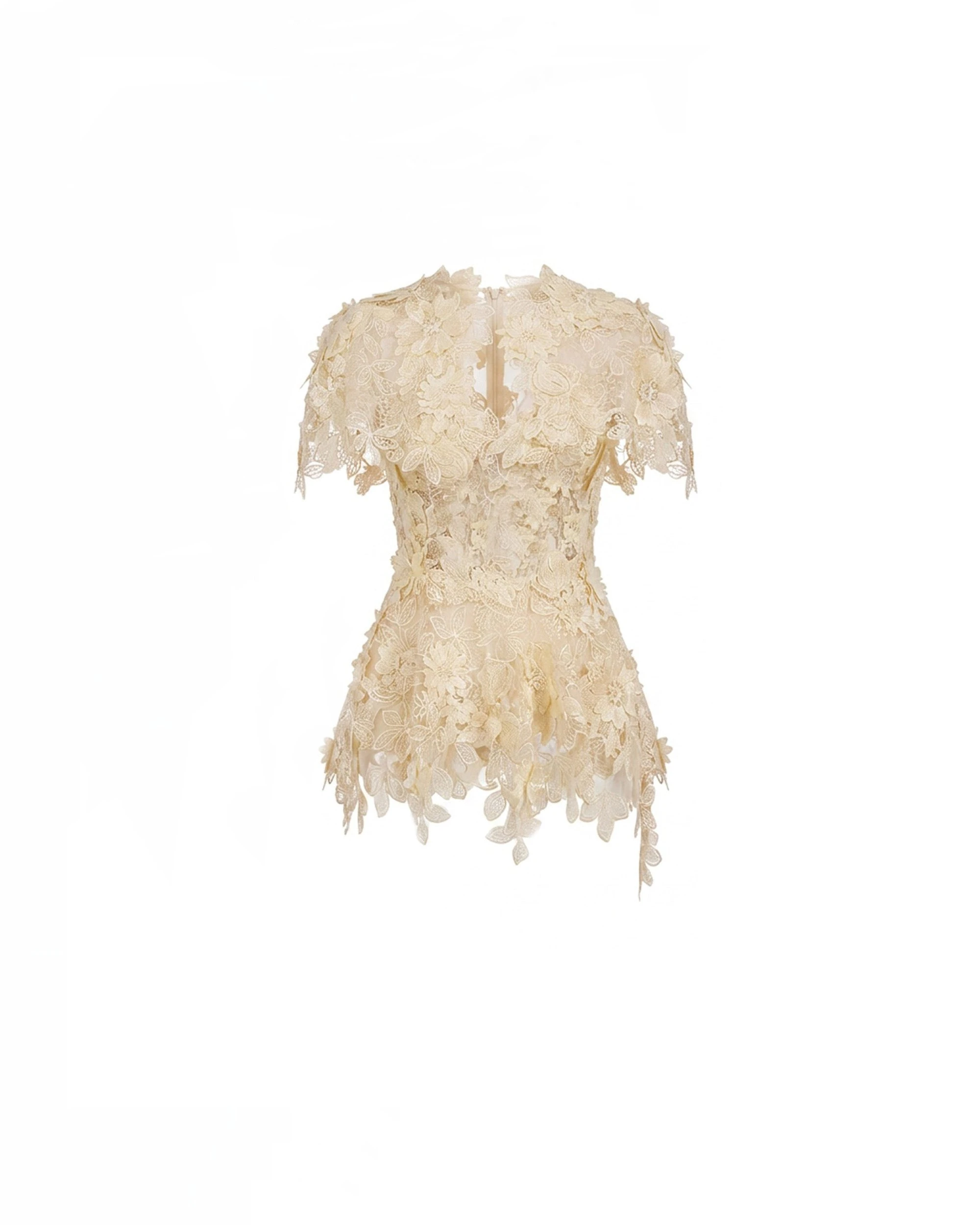 Gemy Maalouf 3D Floral Corset Set Gemy Maalouf 3D Floral Corset Set