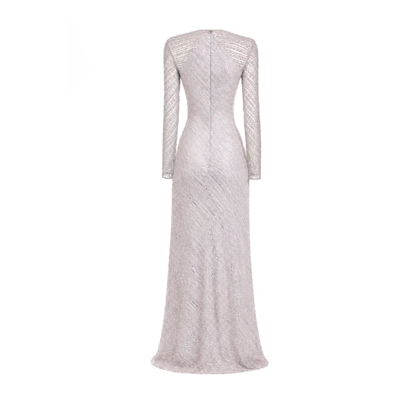 Gemy Maalouf Beaded Sequin Dress