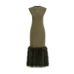 Gemy Maalouf Bow Detail Straight Dress