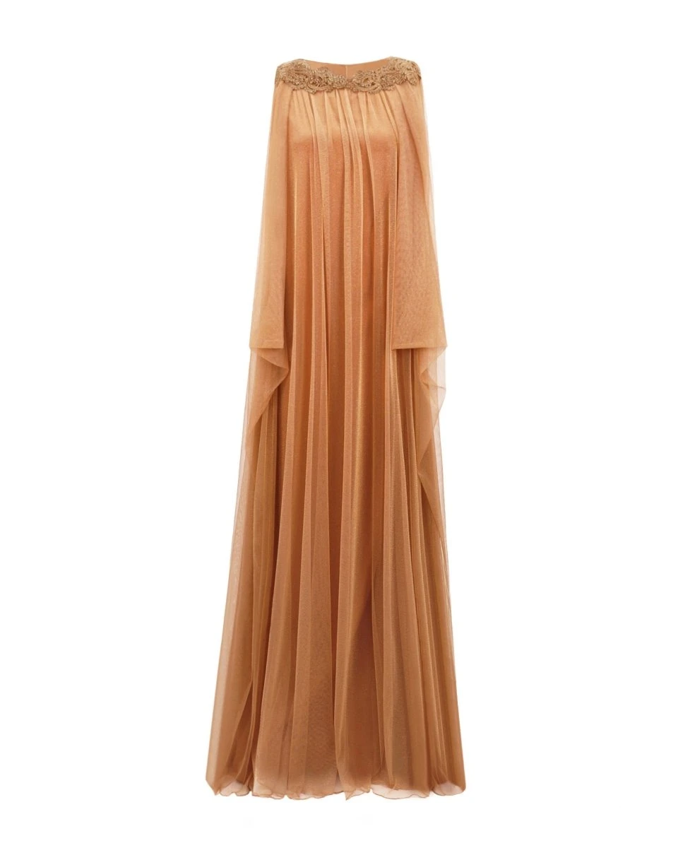 Gemy Maalouf Draped Back Loose-Cut Kaftan Gemy Maalouf Draped Back Loose-Cut Kaftan
