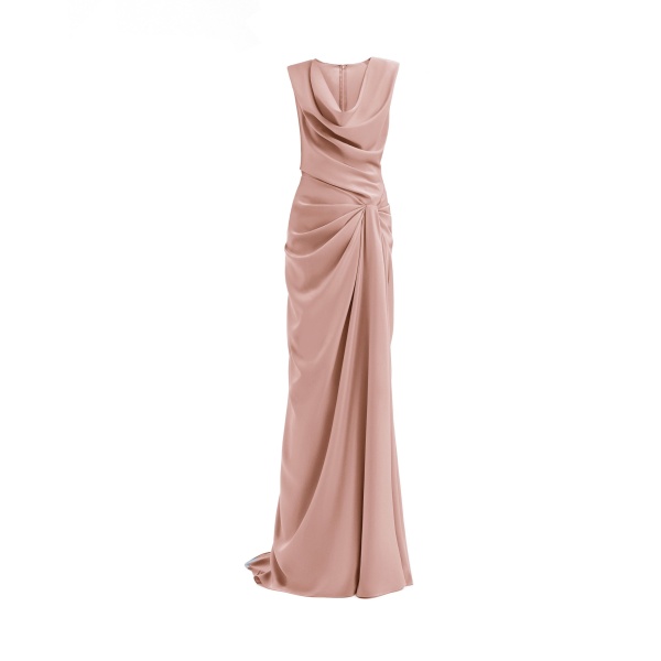Gemy Maalouf Draped Long Dress