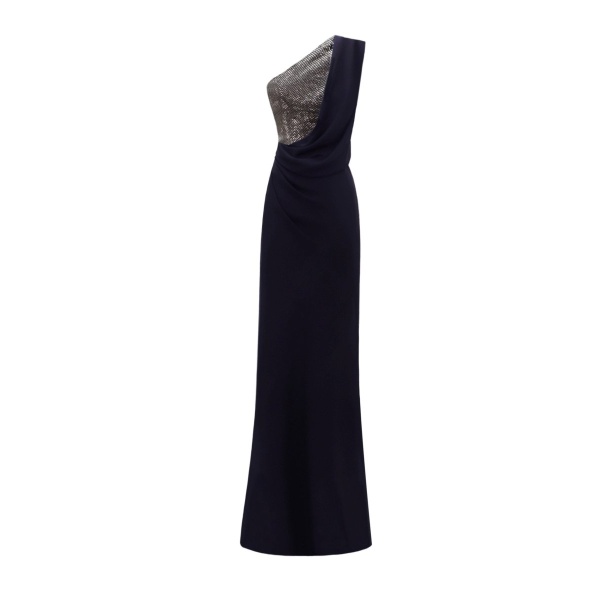 Gemy Maalouf Draped One-Shoulder Dress