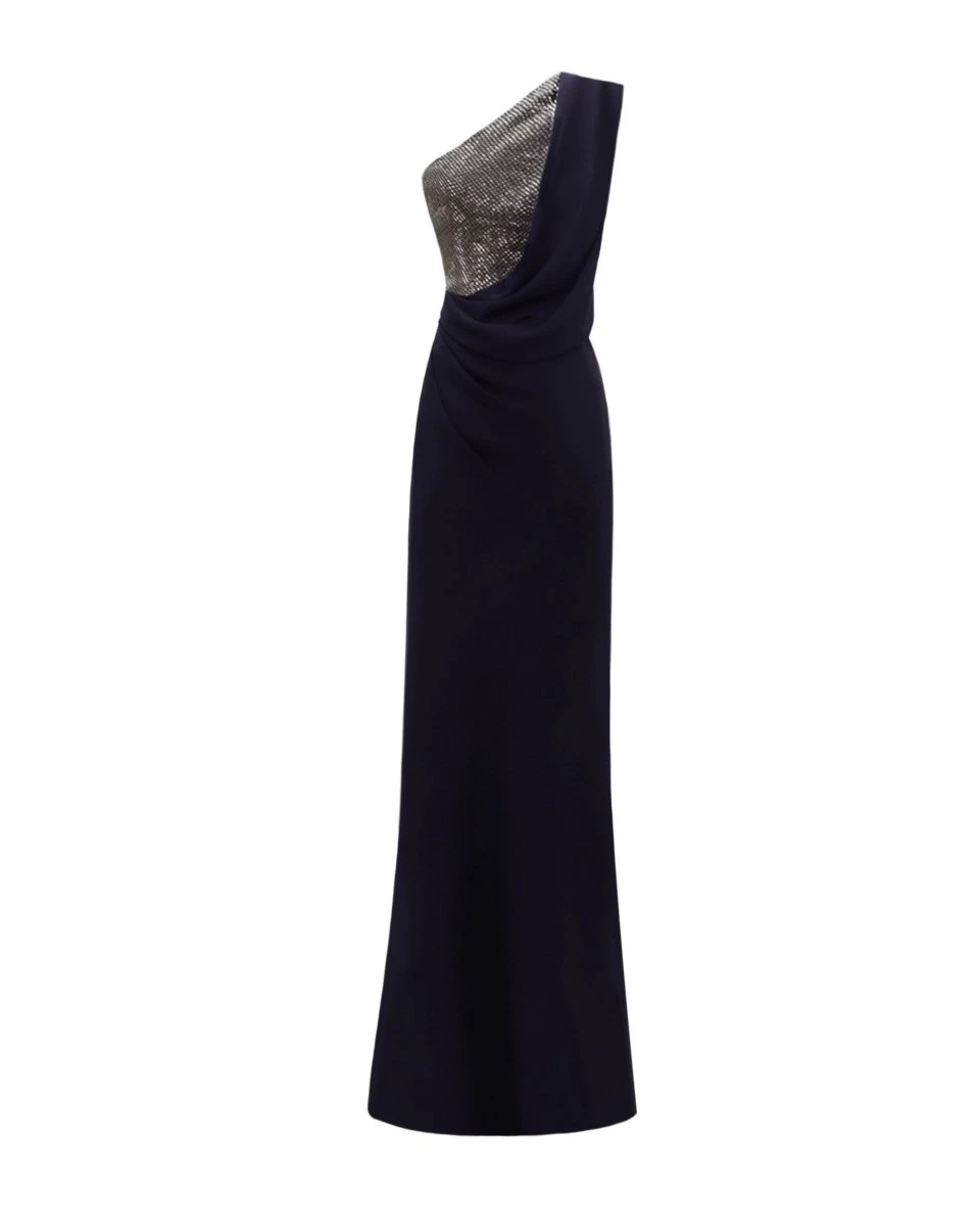 Gemy Maalouf Draped One-Shoulder Dress Gemy Maalouf Draped One-Shoulder Dress