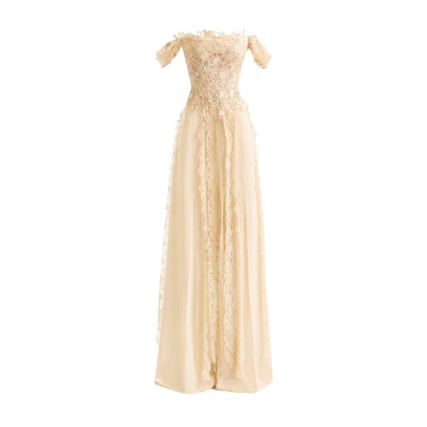 Gemy Maalouf Embroidered Corset Set