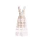 Gemy Maalouf Floral Tulle Midi Dress