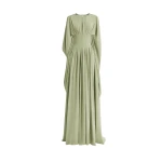 Gemy Maalouf Flowy High-Neck Dress
