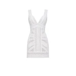 Gemy Maalouf Geometric Fitted Dress
