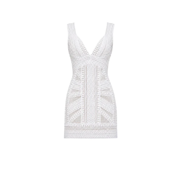 Geometric Fitted Dress
