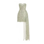 Gemy Maalouf Guipure Cage Dress