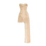 Gemy Maalouf Guipure Cage Dress