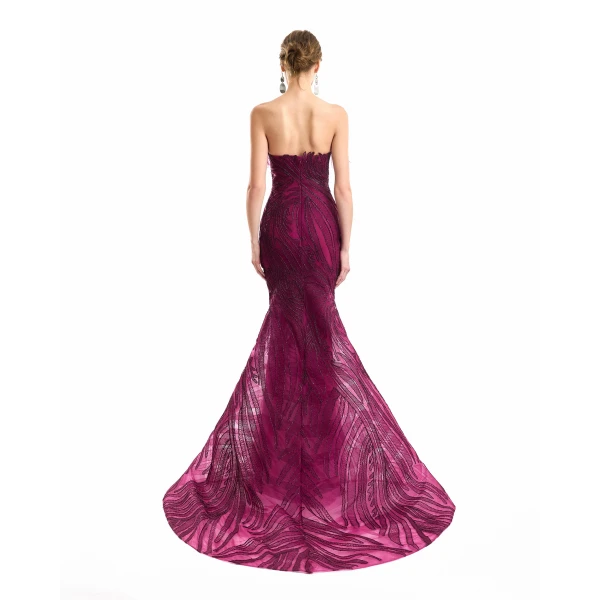Gemy Maalouf Purple dress