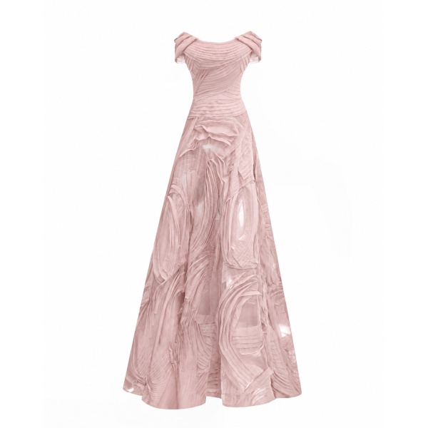 Gemy Maalouf Off-The-shoulders Tulle Gown