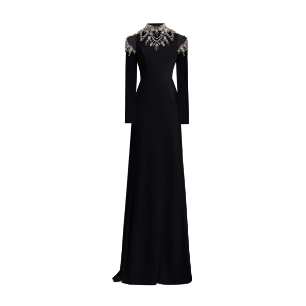Gemy Maalouf Shoulder Cut-Out Dress