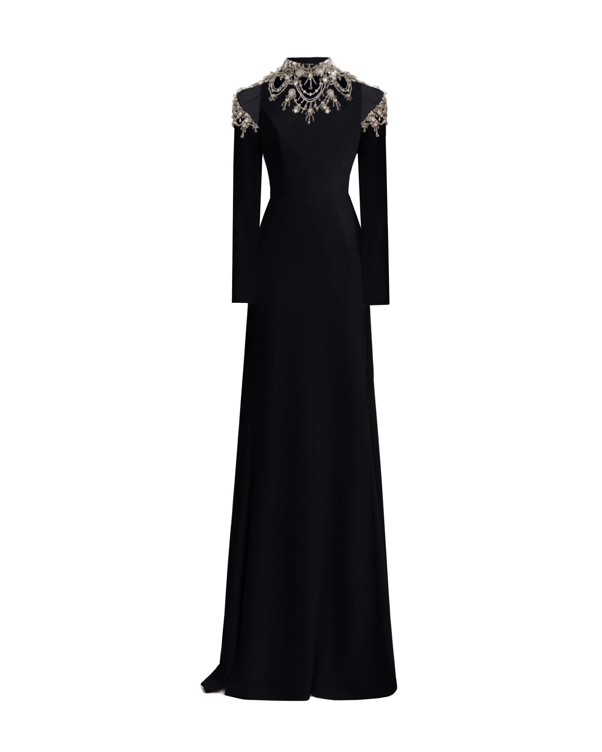 Gemy Maalouf Shoulder Cut-Out Dress Gemy Maalouf Shoulder Cut-Out Dress