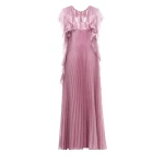 Gemy Maalouf Squared Neckline Blush Dress