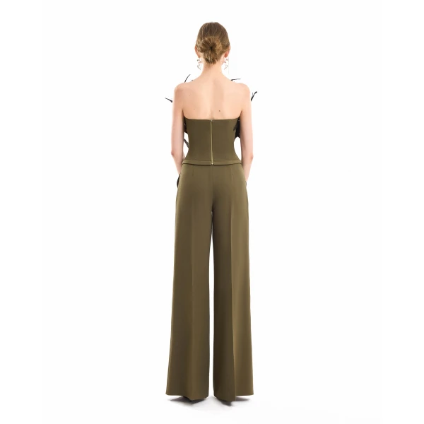 Gemy Maalouf Green top