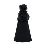 Gemy Maalouf Strapless Organza Flower Dress