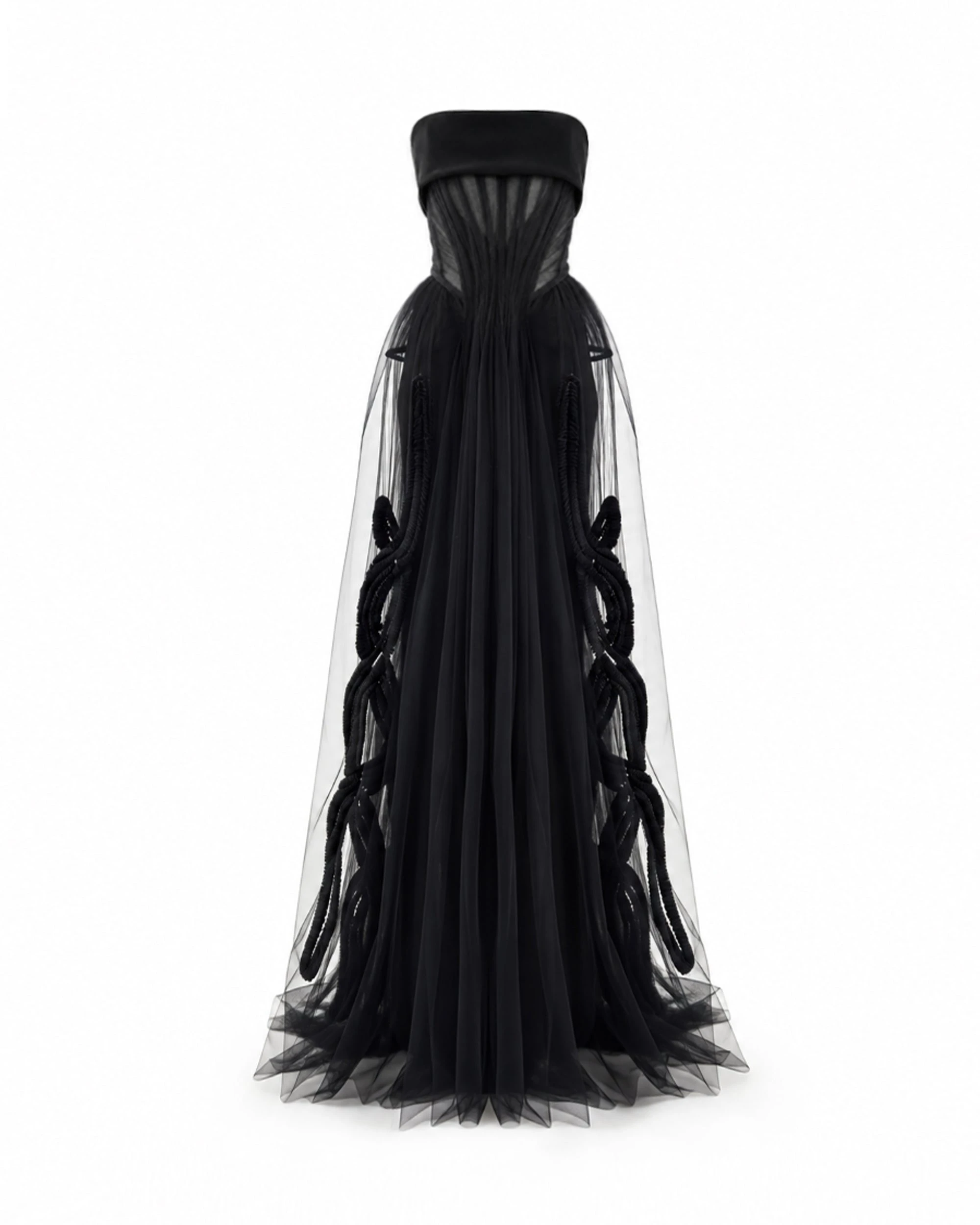 Gemy Maalouf Strapless Tulle Gown Gemy Maalouf Strapless Tulle Gown