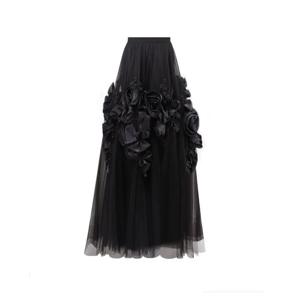 Tulle Midi Skirt